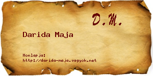 Darida Maja névjegykártya